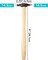 The Beadsmith Small Raising Hammer - 9 inches Wooden Handle, 65mm, 1.7oz Steel Head with Two Faces (2x13mm & 6x13mm) - Tool Used to Add Texture and Dimension to Metalwork